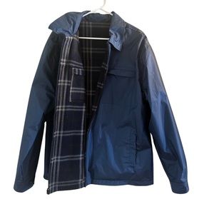 Reversible Plaid Quilted Jacket